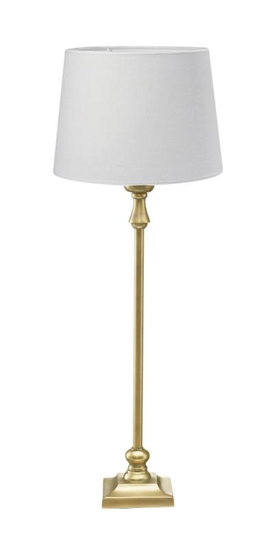 KIM Bordslampa 58cm Guld/Omera Vit skärm