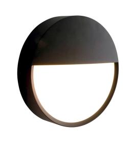 MANDAL Vägglampa Ute 25cm Svart IP65