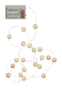 DEW DROP Ljusslinga 140cm Transparent