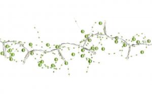 PEARLZ Ljusslinga 110cm Grön