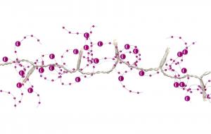 PEARLZ Ljusslinga 110cm Rosa