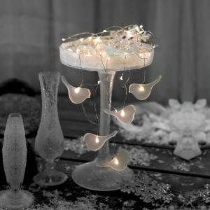 DEW DROP Batterislinga 46LED 1m Silver