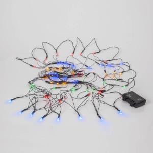 AKKU Batteriljusnät 80L 1,5m Svart/Flerfärgad IP44