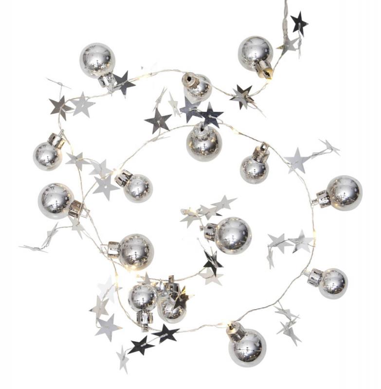 X-MAS Ljusslinga 90cm Silver