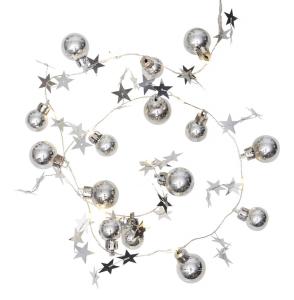 X-MAS Ljusslinga 90cm Silver