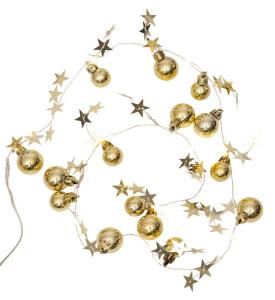 X-MAS Ljusslinga 90cm Guld