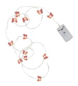 DEW DROP Ljusslinga 110cm Rosa