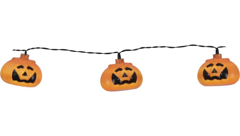 HALLOWEEN Ljusslinga 2,1m LED IP44 Orange