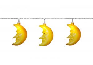 CRAYFISH PARTY Mångubbar Ljusslinga 1,05m Gul