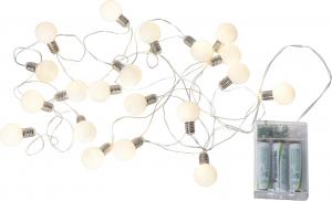 MINI GLOW Ljusslinga 300cm 20LED Silver