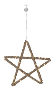 JUTTA Dekorationsstjärna Batteri 40LED 30cm Beige