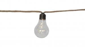 JUTTA Batterislinga 10LED 2,25m Beige