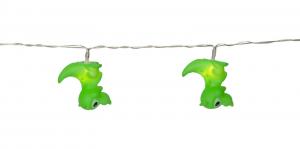 POLLY Batterislinga Dinosaurier 10LED 90cm Grön