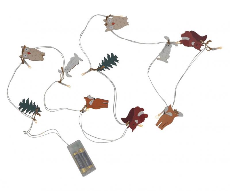 FOREST FRIENDS Batterislinga 10L 1,8m Flerfärgad/Varmvit