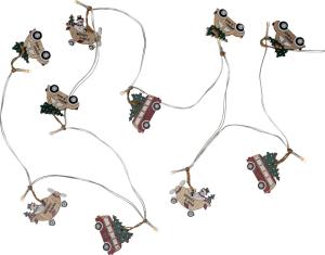 BILLY Ljusslinga Batteri 1,8m 10LED Varmvit/Flerfärgad