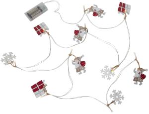 REINBEK Ljusslinga Batteri 1,8m 10LED Varmvit/