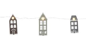 VILLA Ljusslinga Batteri 13,5mm 10LED Varmvit/Brun