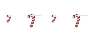 CANDYCANE Ljusslinga Batteri 1,35m 10LED Varmvit/Vit