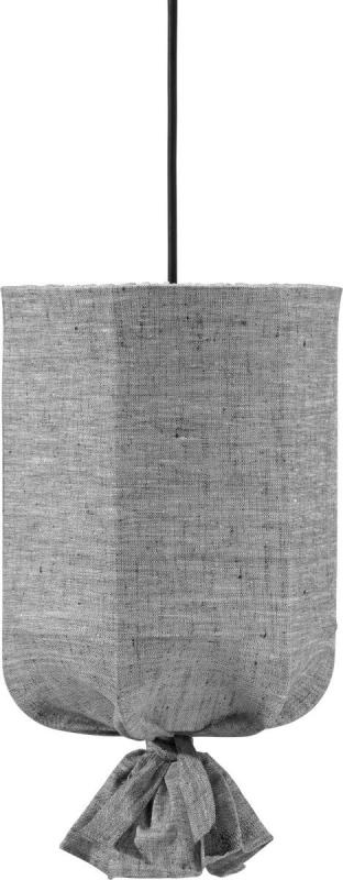 ROUND Takskärm Utomhus 40cm Lin Gråsvart