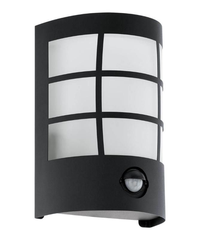 CERNO 1 Fasadbelysning med Sensor Svart