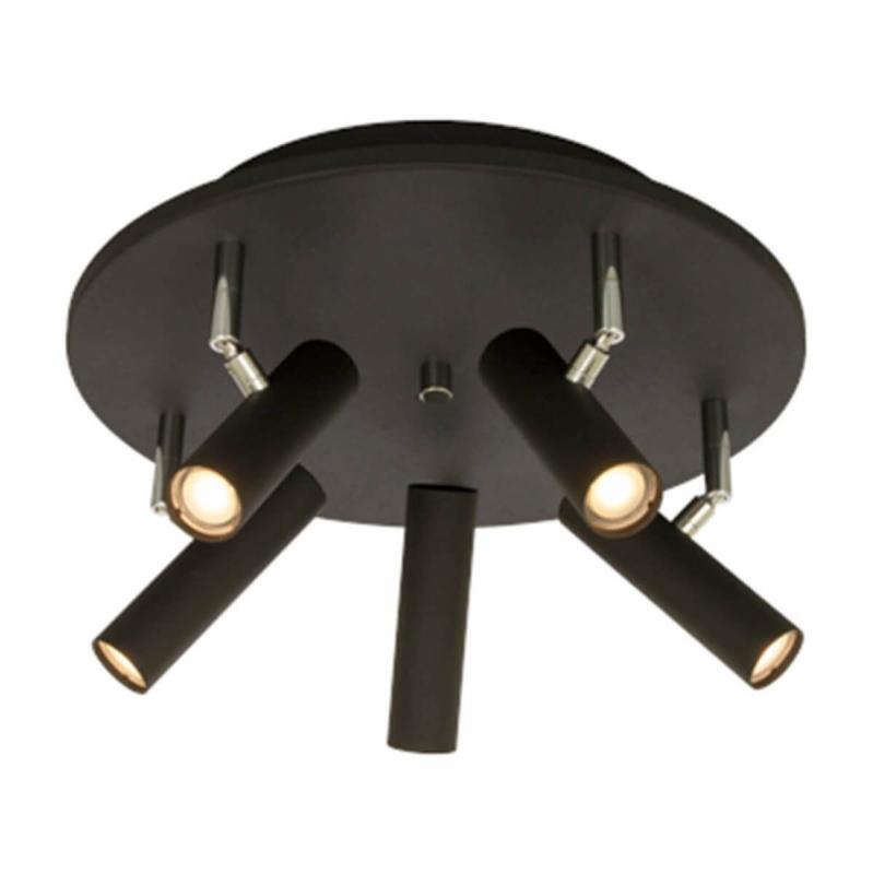 ARTIC Takspot Rund 5L Dimbar 40cm Svart/Stål