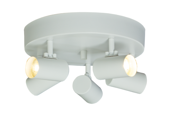 HUGIN Takspot Rund 5a 30cm Vit