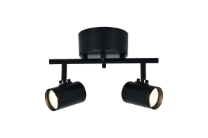 HUGIN Takspot Rak 2:a Svart 26cm