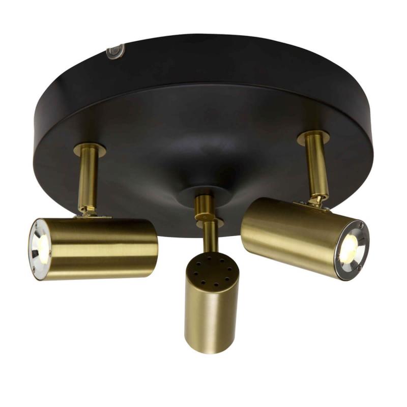 GUSTO Takspot Rund 3L Dimbar 25cm Svart