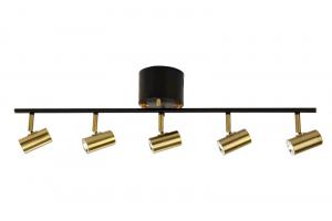 GUSTO Takspot Rak 5L Dimbar 79,5cm Svart