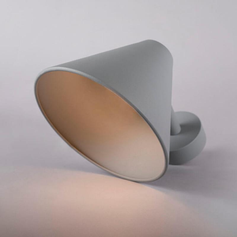 PEAK Vägglampa 32cm Grå