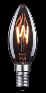 E14 NERO Kronljus 3-steg Dimbar Minne 2/1/0,6W 2200K LED-Lampa