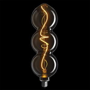 E27 TRIPLE NERO 0 3-steg Dimbar 4/2,2/09W 1800K LED-Lampa
