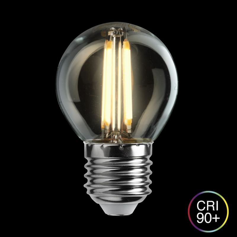 E27 3-stegs Dimbar med Minne Klot Klar 2700K 4,5/2,2/0,75W