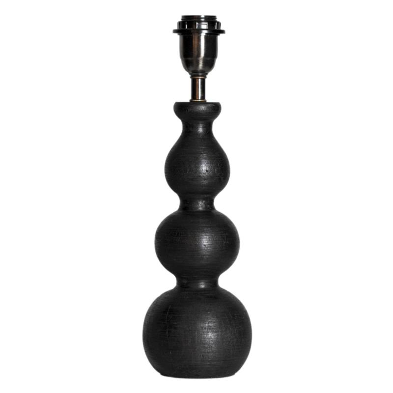 DEVON Lampfot E27 38cm Svart/Borstad mässing