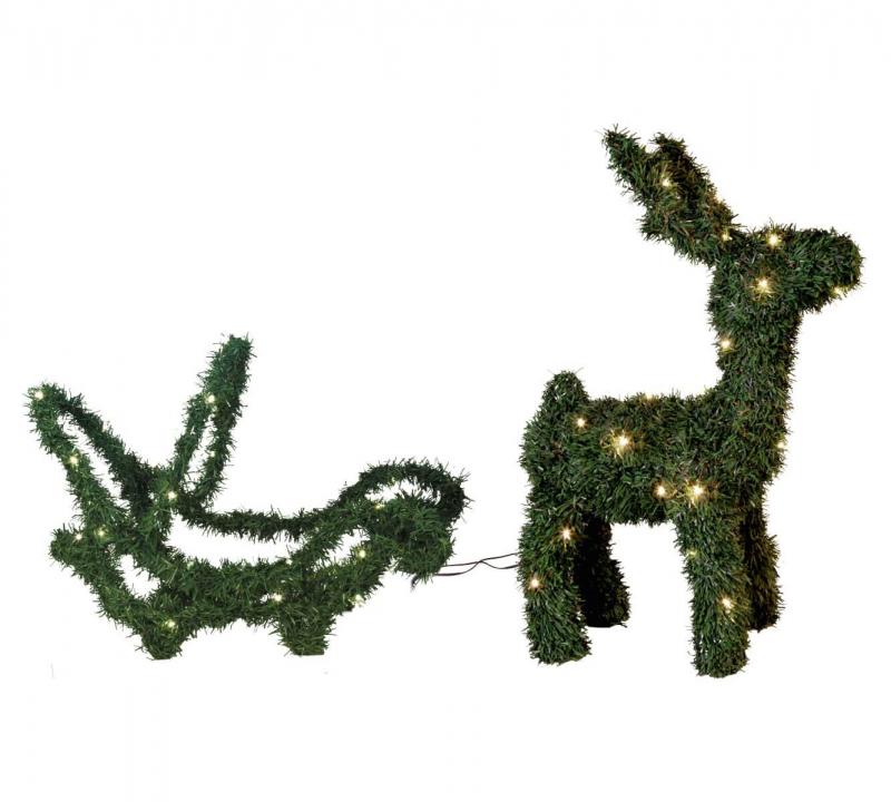 DONNER Utomhusdekoration 1,1m 90LED IP44 Grön