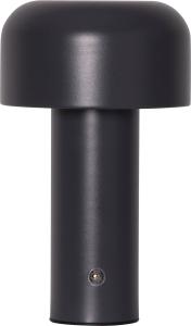 BOBBY Bordslampa USB-Laddbar 21,5cm Grå