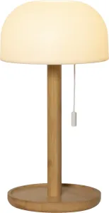 TARA Bordslampa USB-Laddbar 28cm Vit