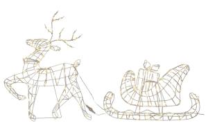 ATJA Ren m.Släde 115cm 160LED