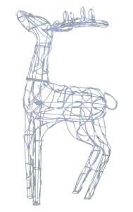 PEGASUS Siluett 120L 94,5cm Vit