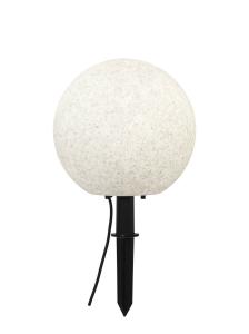 GARDENLIGHT Utedekoration Boll 29cm Grå IP65