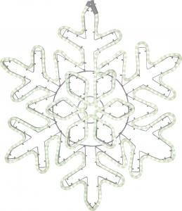 Siluett Snöflinga Neoled Vit