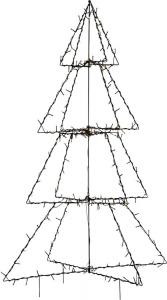 FOLDY Dekorationsträd Utomhus 200LED 125cm Svart IP44