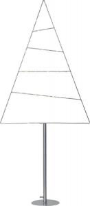 TRIANGLE Dekorationsträd 85LED 116cm Silver