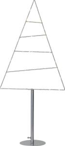 TRIANGLE Dekorationsträd 60LED 90cm Silver