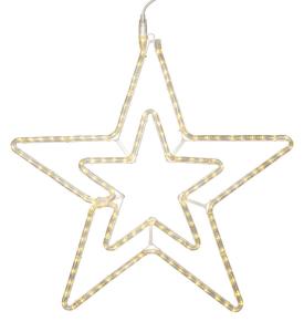 ROPEART Stjärna Siluett 71cm Vit