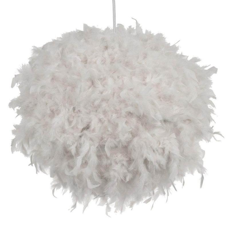 FJÄDER Takpendel 50cm Vit