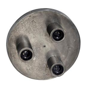 NOTICE Taklampa XL 25cm Råsilver