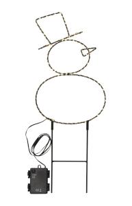 ICEMAN Siluett Batteri 37cm Svart