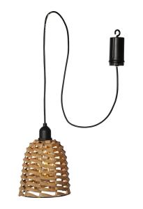 TWINE Utomhuslampa Batteri 15cm Brun