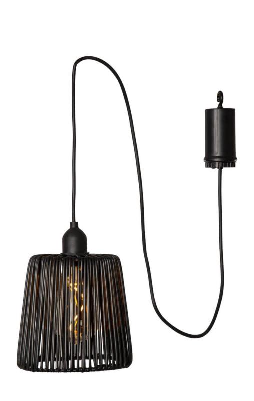 TWINE Utomhuslampa Batteri 15cm Svart